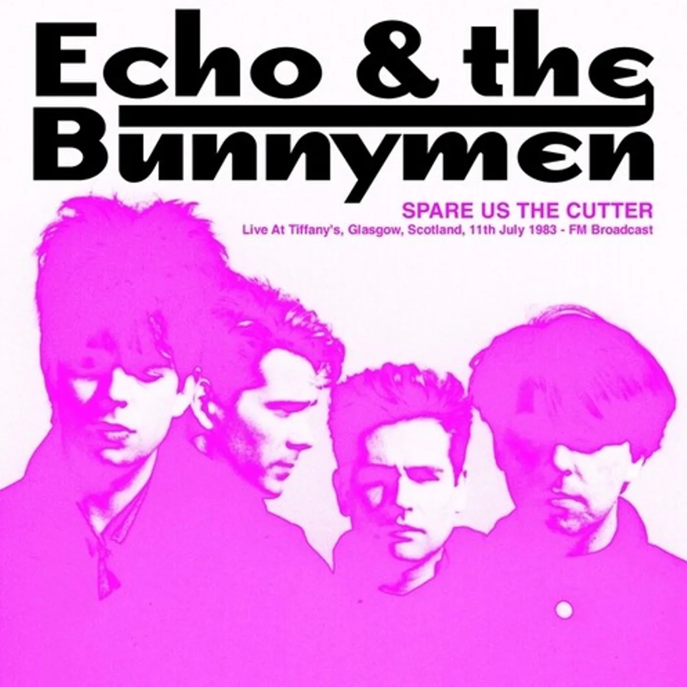 Echo & the Bunnymen Spare Us The Cutter: Live At Tiffany's Glasgow (Pink) Vinyl Record