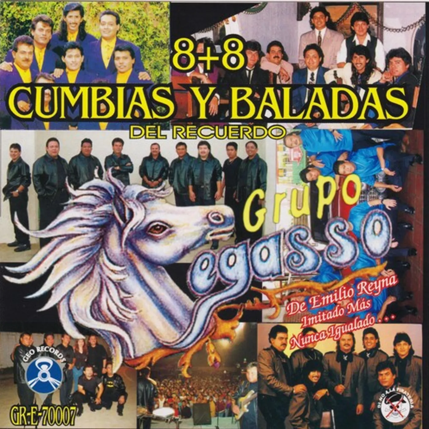 Pegasso De Emilio Reyna 8 + 8 CUMBIAS Y BALADAS CD