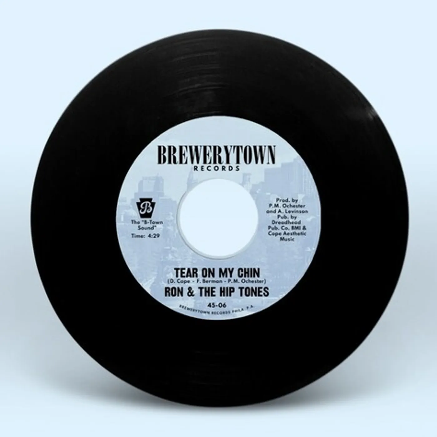 Ron & The Hip Tones Tear On My Chin b/w People (feat. Ursula Rucker) Vinyl Record