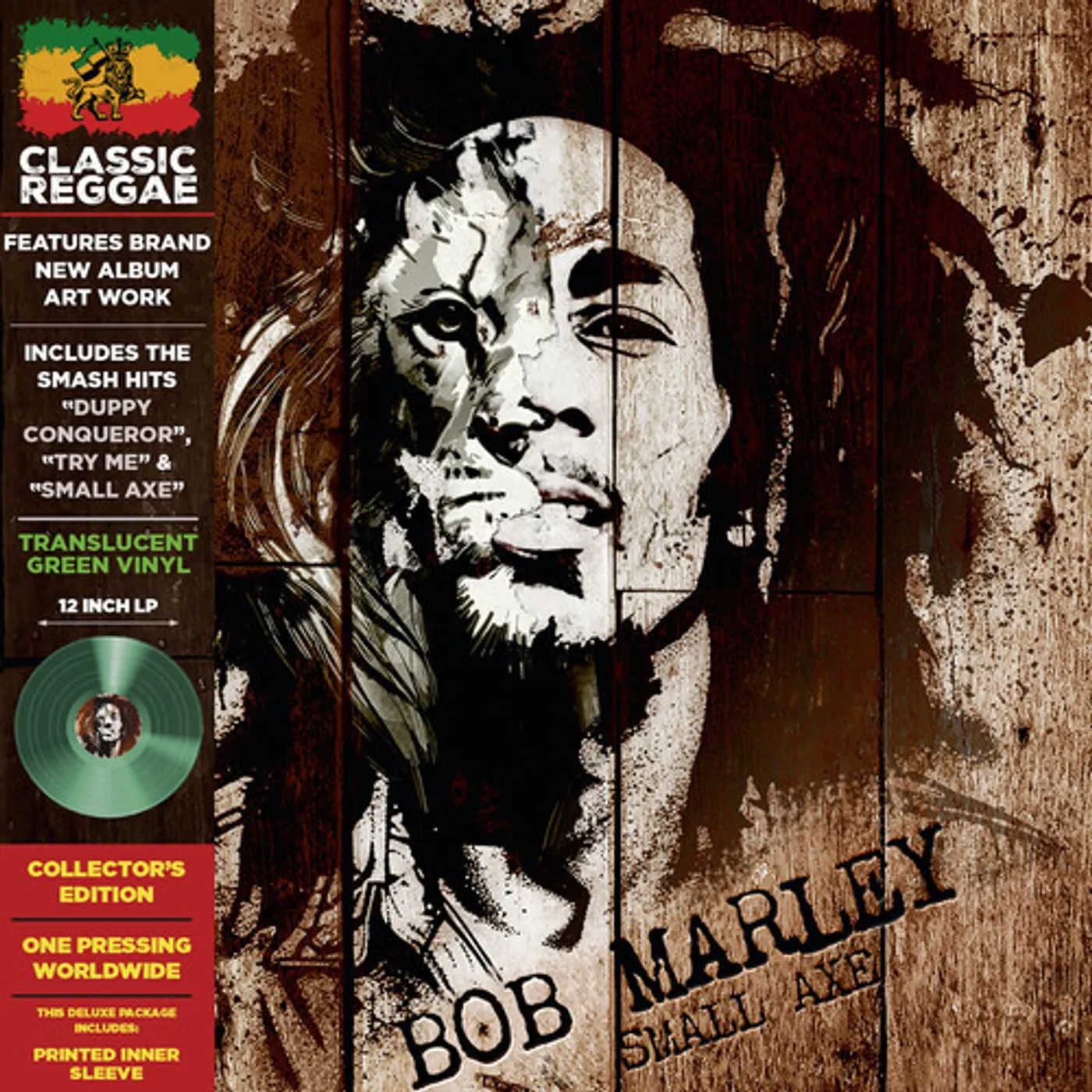 Bob Marley Small Axe (Limited/Deluxe/Blue) Vinyl Record