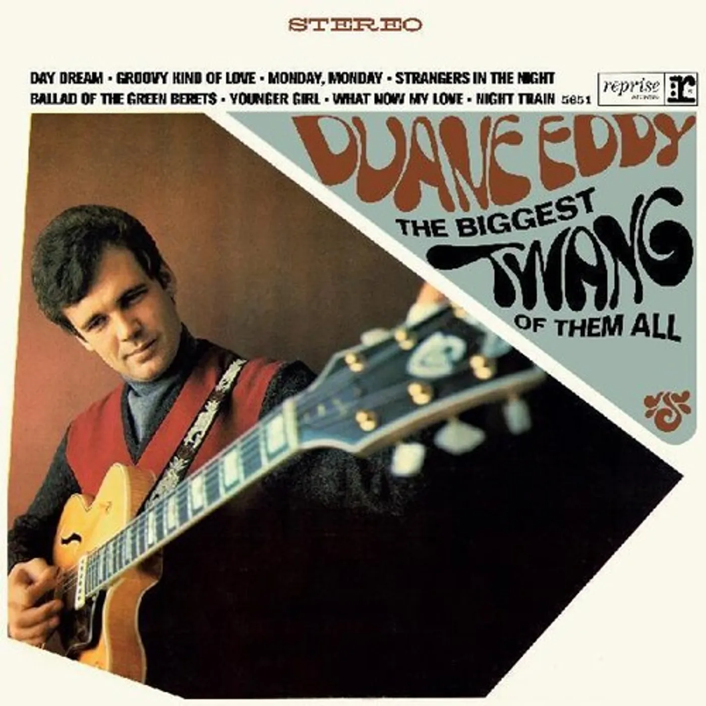 Eddy Duane Biggest Twang Of Them All (Clear) Vinyl Record