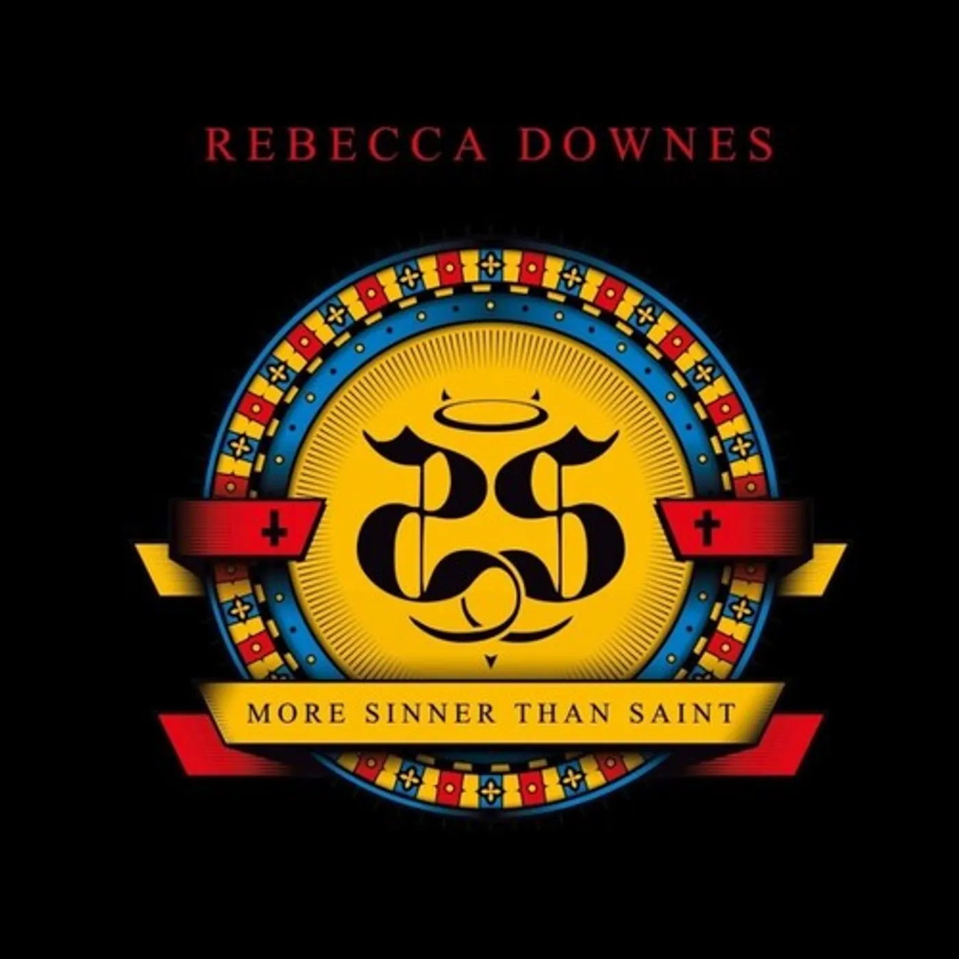 Rebecca Downes MORE SINNER THAN SAINT - 180GM RED VINYL Vinyl Record