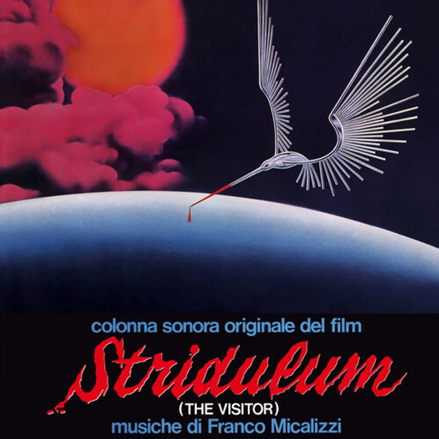 Franco Micalizzi STRIDULUM THE VISITOR - Original Soundtrack Vinyl Record