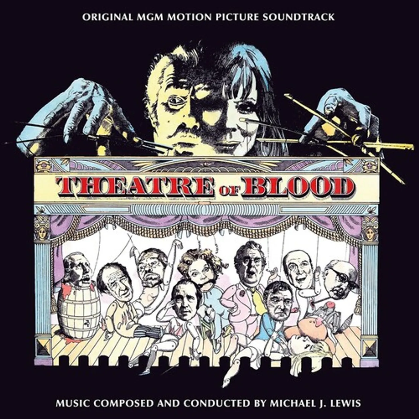 Michael J. Lewis Theatre Of Blood - Original Soundtrack (Red Splatter) Vinyl Record