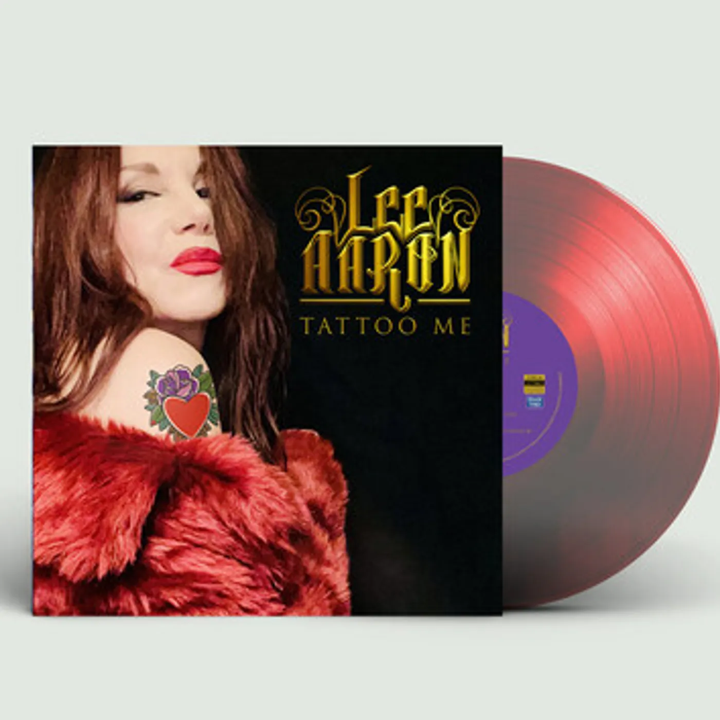 Lee Aaron TATTOO ME - RED Vinyl Record