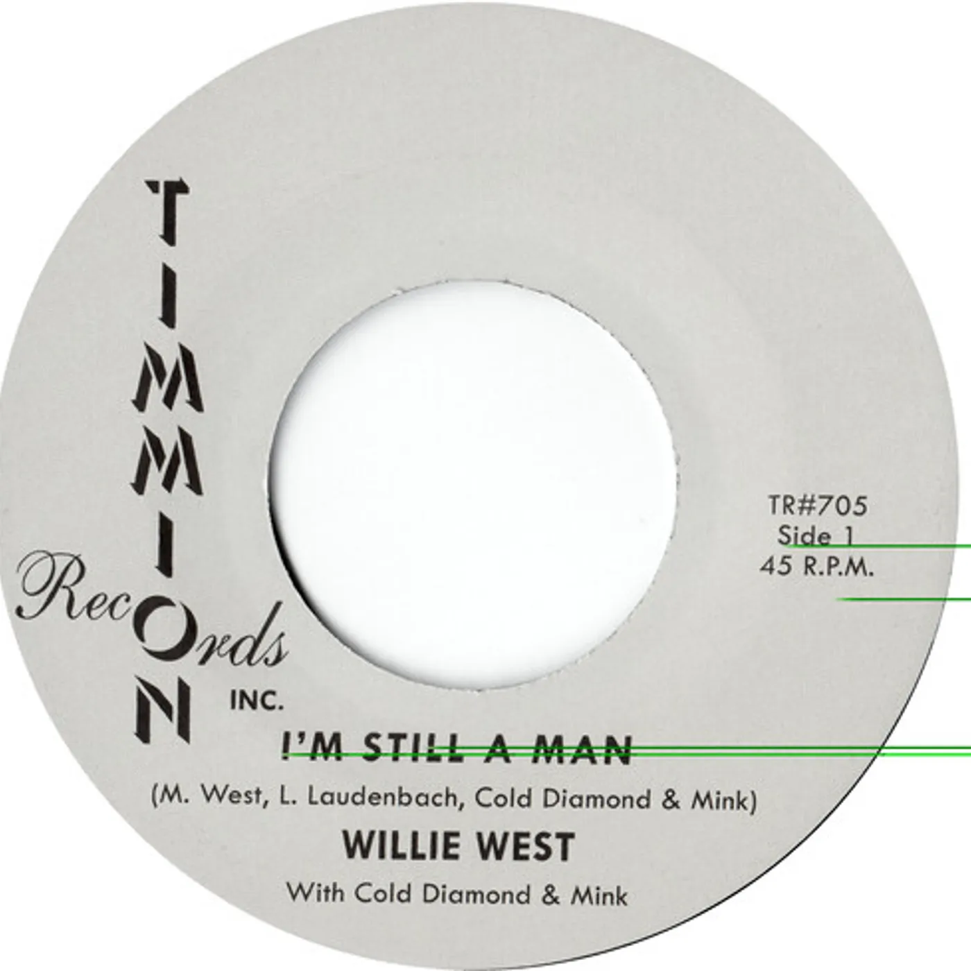 Willie West I'm Still A Man/I'm Still A Man (Instrumental/7") Vinyl Record