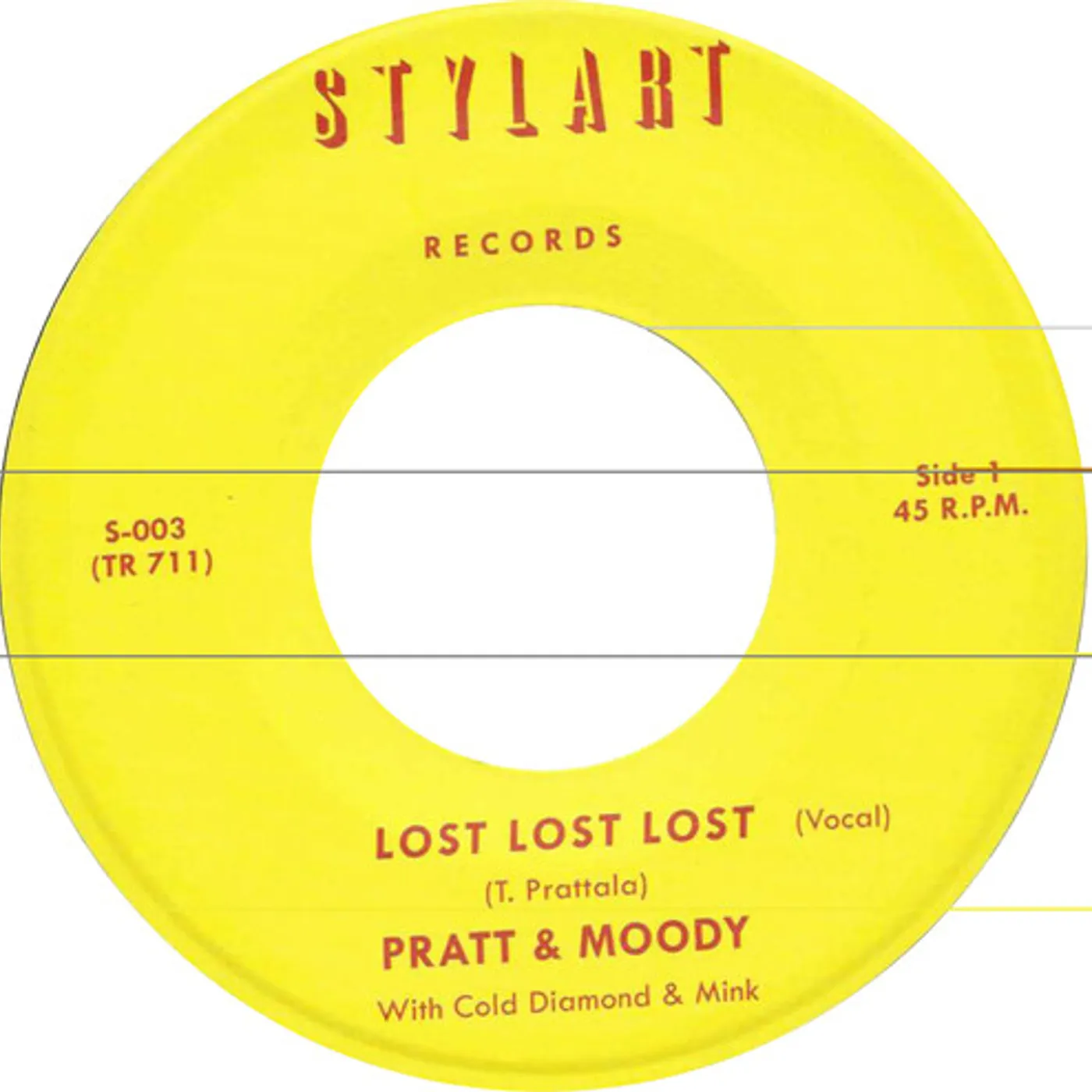 Pratt & Moody / Cold Diamond & Mink LOST LOST LOST/LOST LOST LOST (INSTRUMENTAL) Vinyl Record