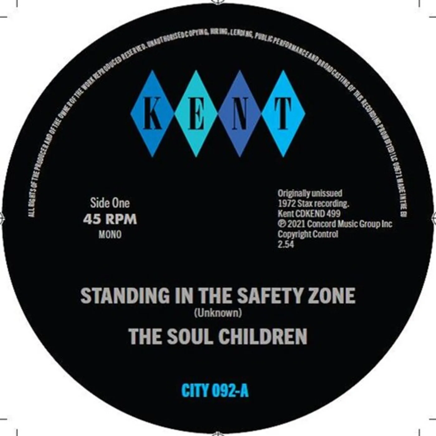 Soul Children / Sylvia & The Blue Jays Standing In The Safety Zone / Put Me In The Mood (7in) Vinyl Record