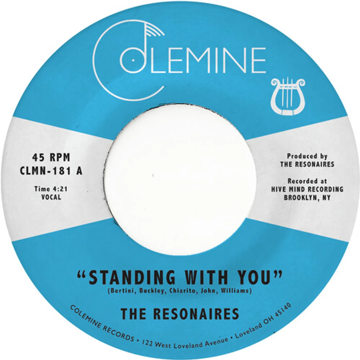 The Resonaires Standing With You (7" Single/Orange) Vinyl Record