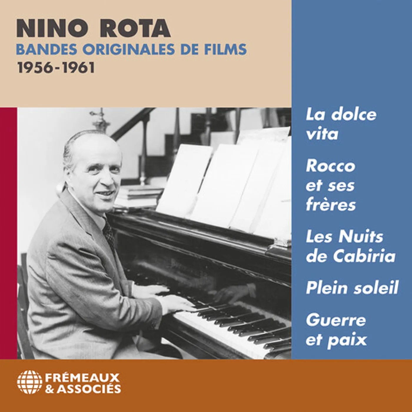 Nino Rota BANDES ORIGINALES DE FILMS 1956-1961 CD
