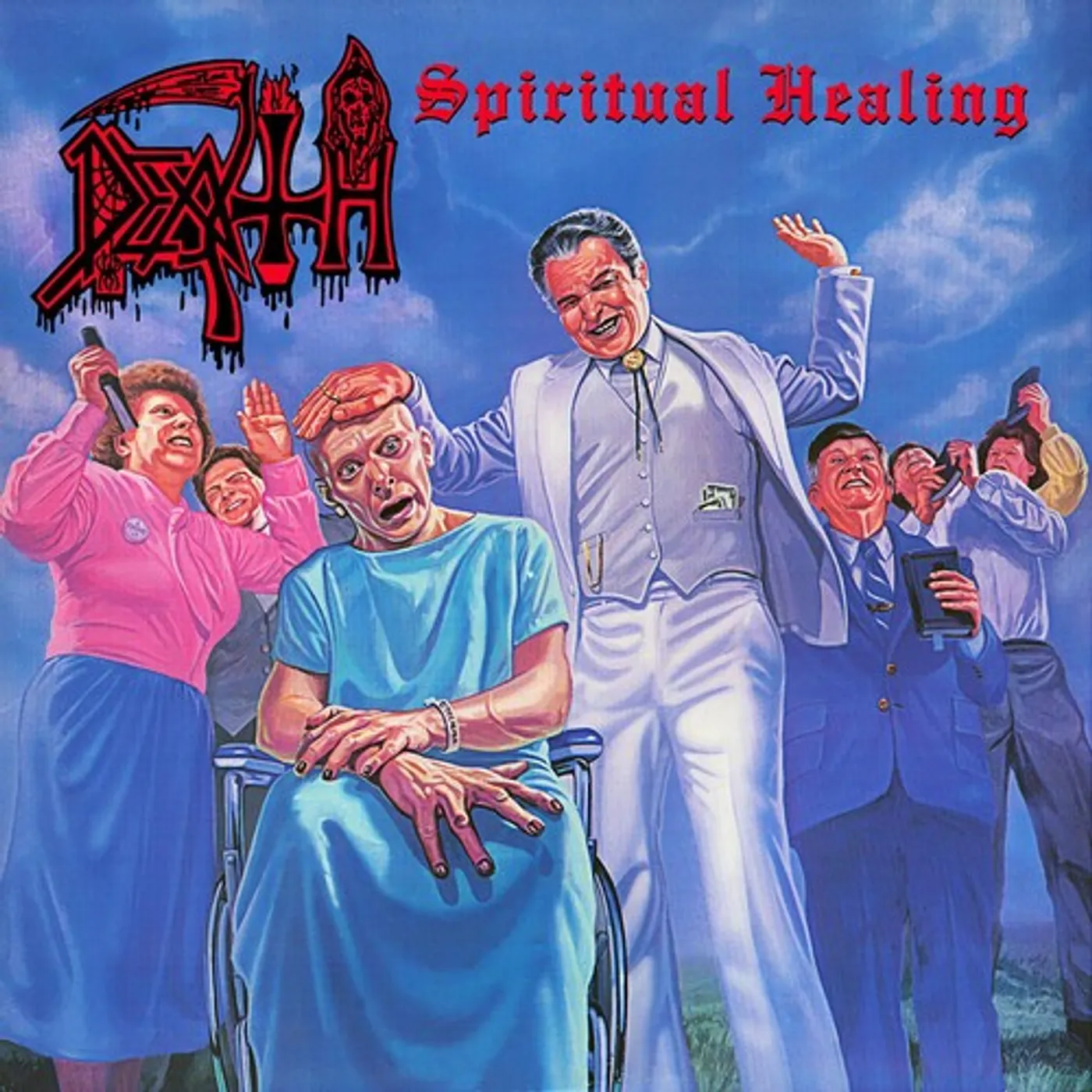 Death Spiritual Healin (Reissue/Red/Blue/Black) Vinyl Record