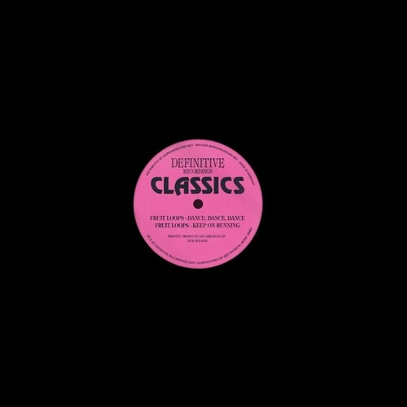 Nick Holder FRUIT LOOPS Vinyl Record