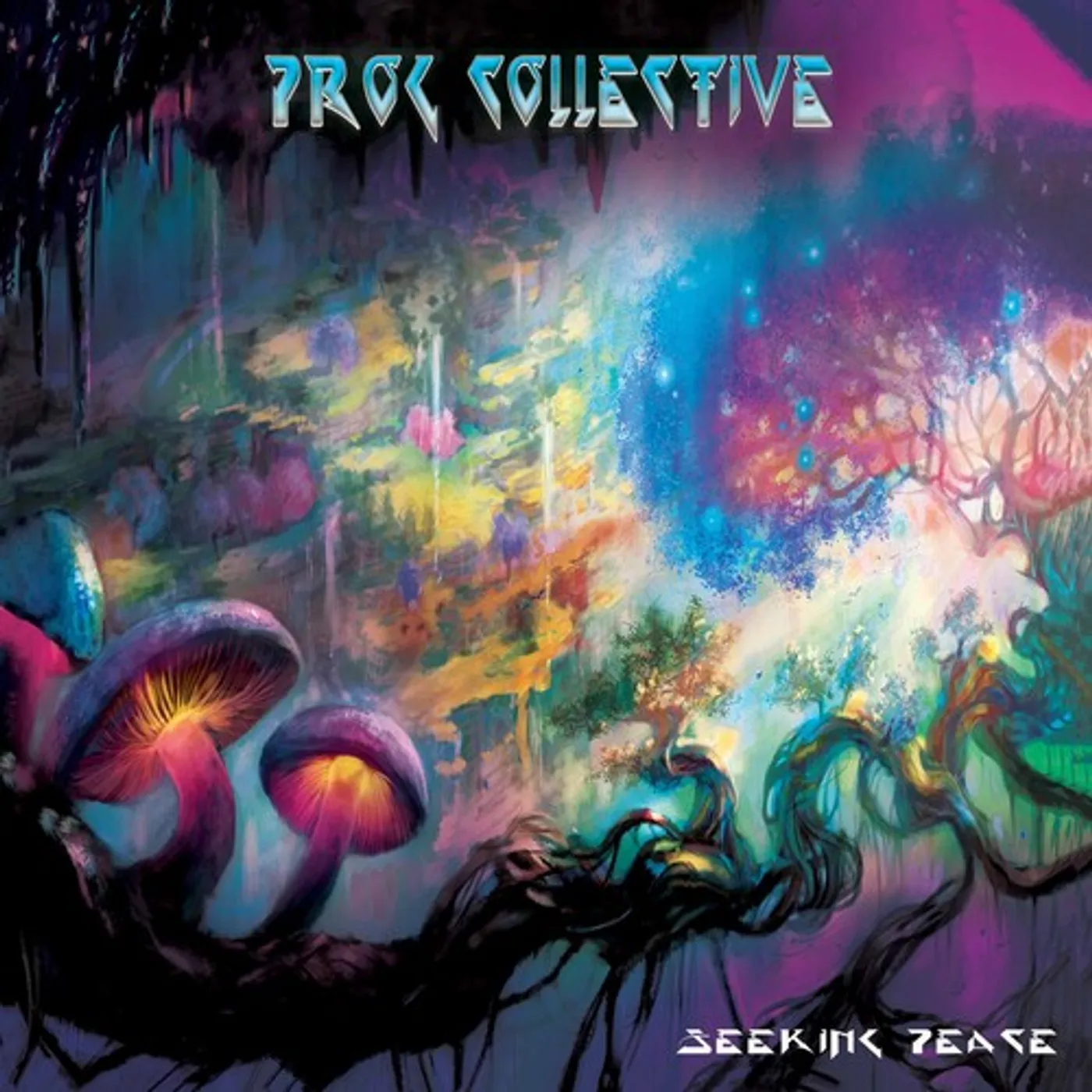 The Prog Collective SEEKING PEACE - PURPLE MARBLE Vinyl Record