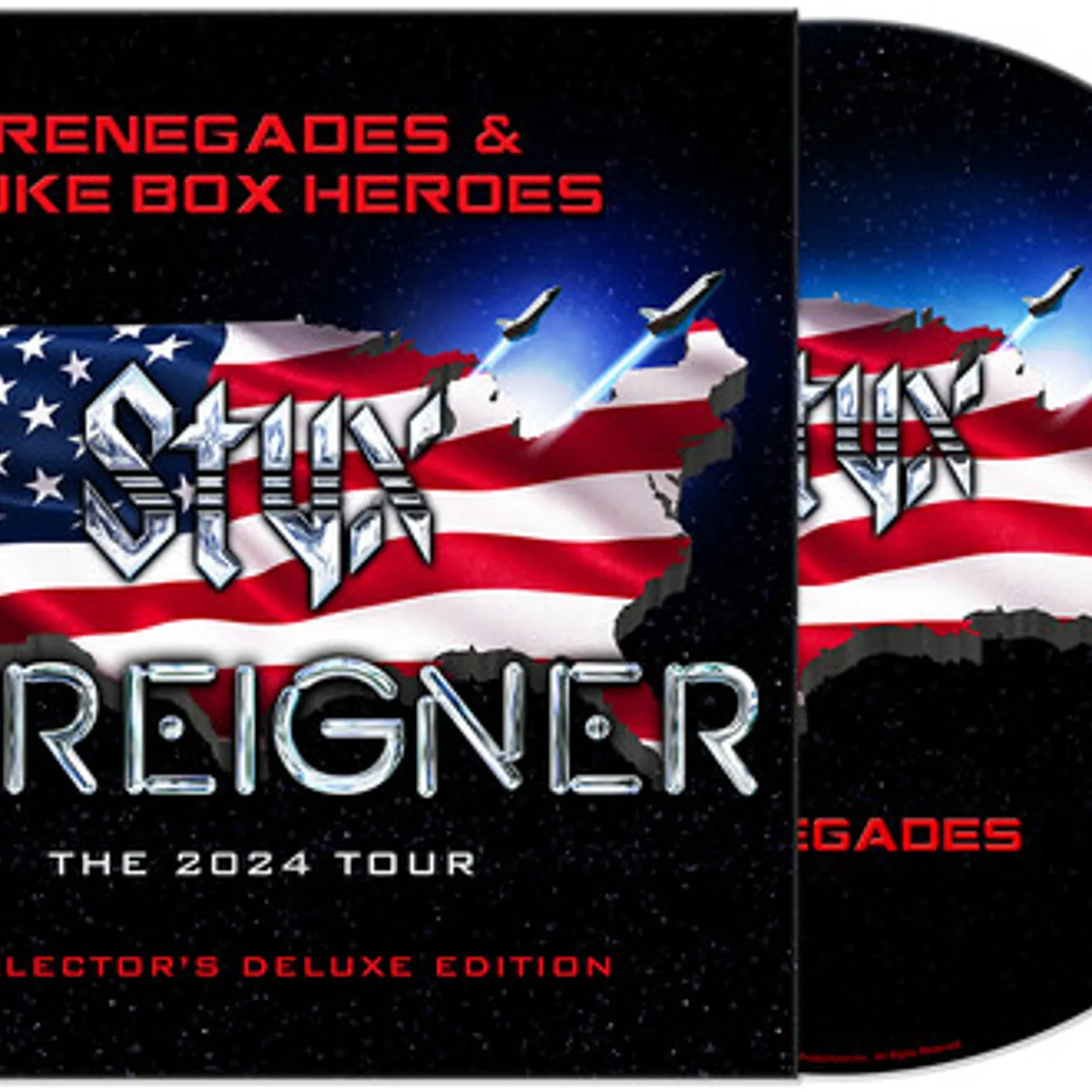 Styx & Foreigner RENEGADES & JUKE BOX HEROES (Vinyl)