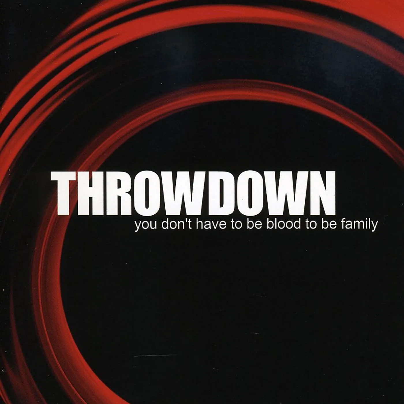 Throwdown YOU DON'T HAVE TO BE BLOOD TO BE FAMILY CD