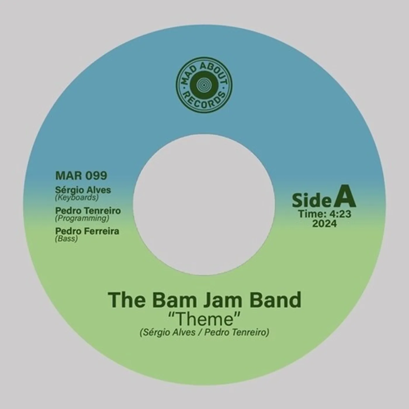 The Bam Jam Band THEME / DON'T GO AWAY Vinyl Record