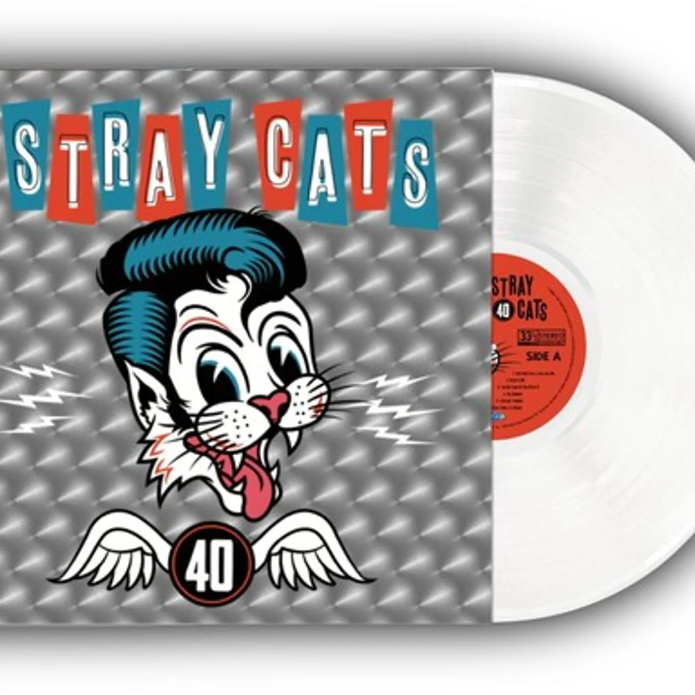 Stray Cats 40 (White) Vinyl Record
