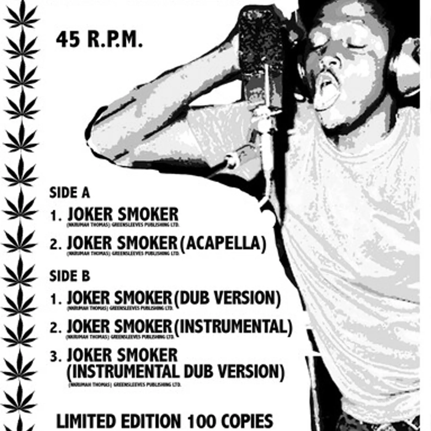 Triston Palma Joker Smoker (Limited Edition) Vinyl Record