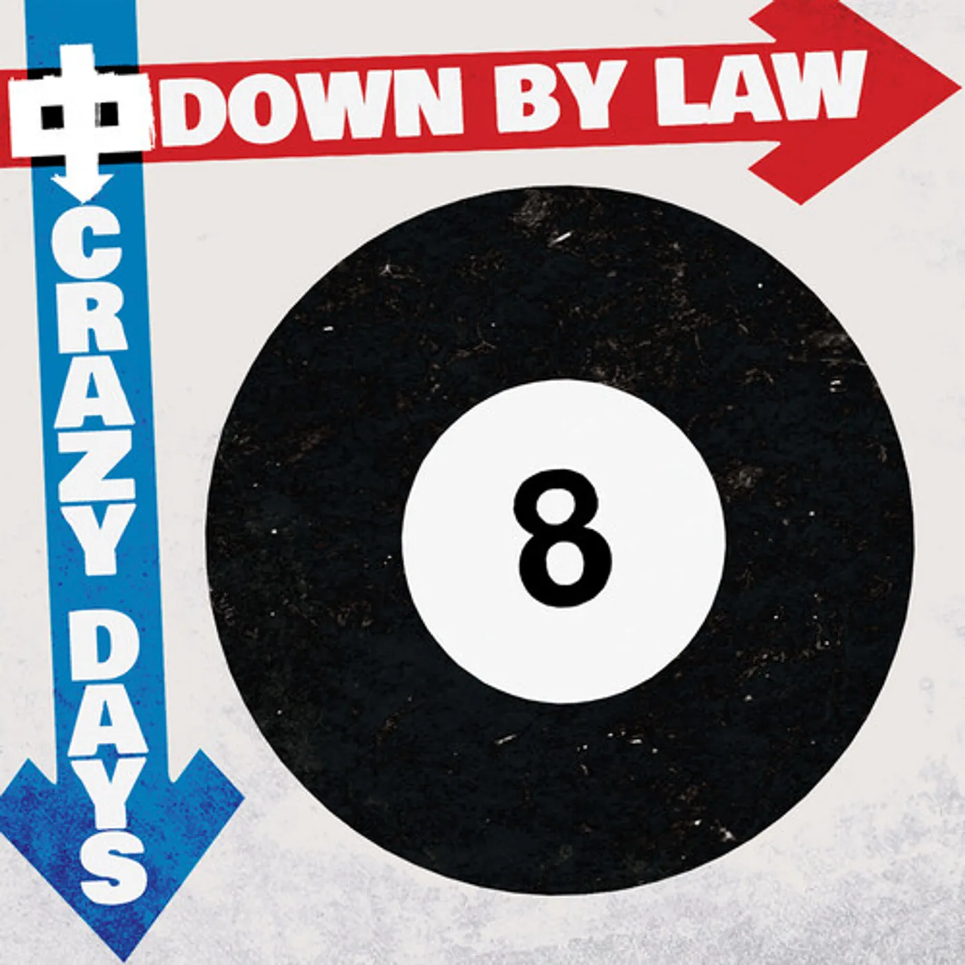 Down By Law CRAZY DAYS - RED MARBLE Vinyl Record
