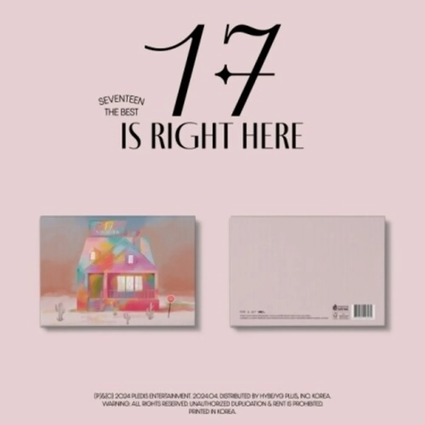 SEVENTEEN BEST ALBUM 17 IS RIGHT HERE - DLX KOREAN CD