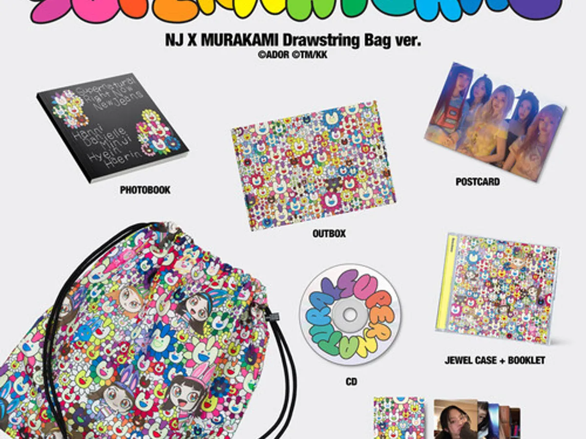 NewJeans 'SUPERNATURAL' NJ X MURAKAMI (DRAWSTRING) CD