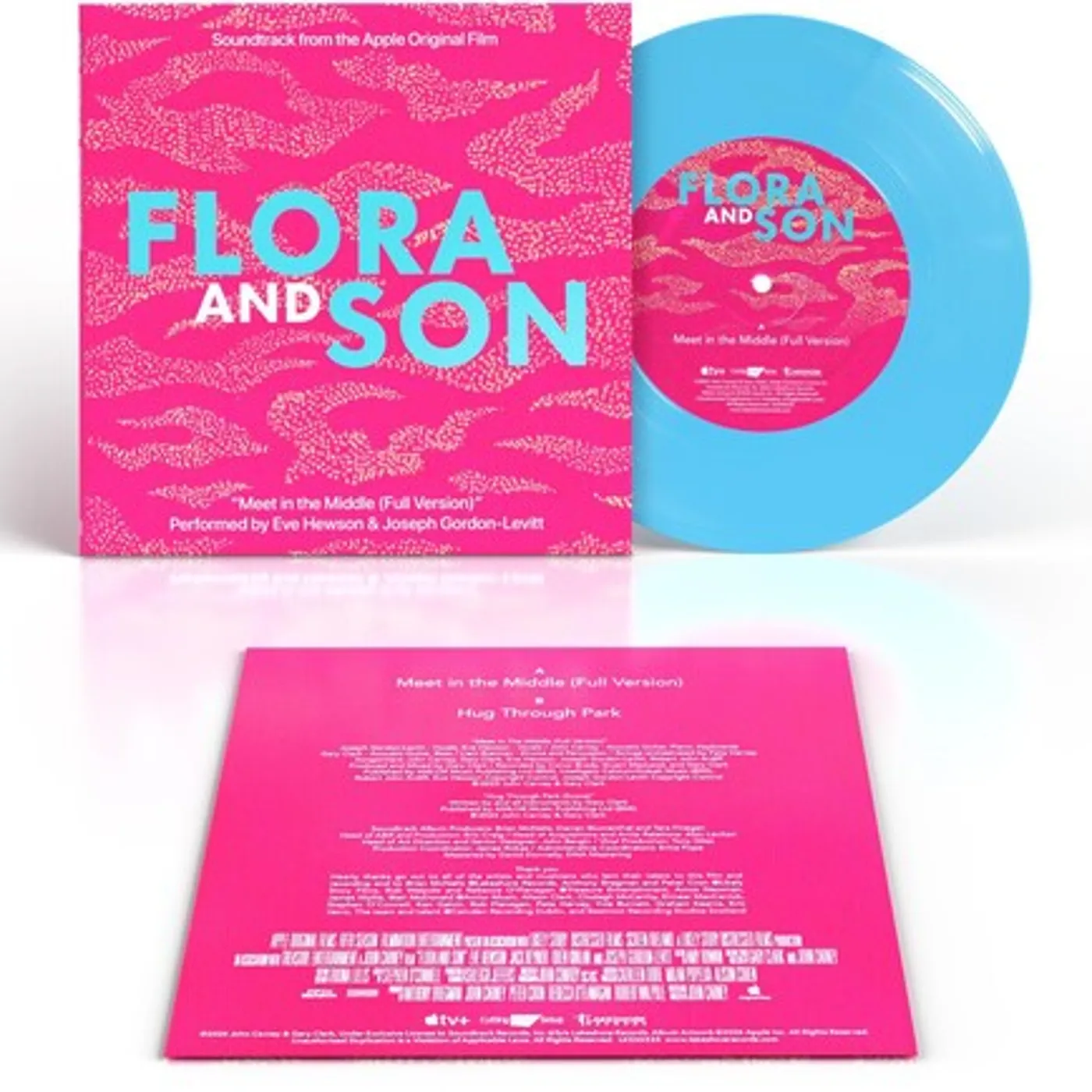 Eve Hewson Joseph Gordon-Levitt Meet In The Middle (Full Version) (7in/Clear Blue) Vinyl Record