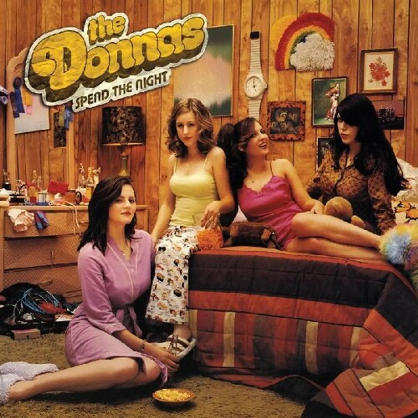 The Donnas Spend The Night (Pink) Vinyl Record