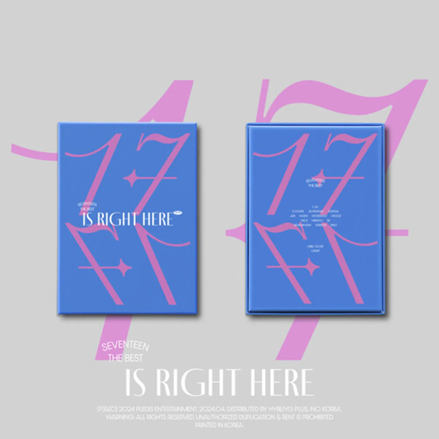 SEVENTEEN BEST ALBUM '17 IS RIGHT HERE (DEAR VER.) CD