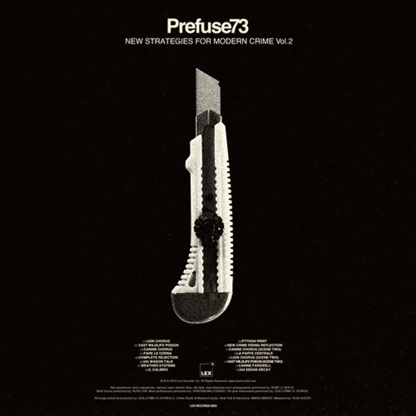 Prefuse 73 NEW STRATEGIES FOR MODERN CRIME VOL. 2 CD