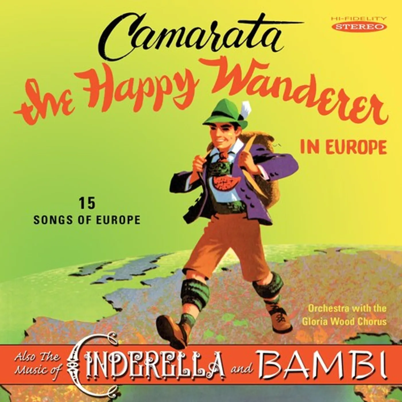 Tutti Camarata HAPPY WANDERER IN EUROPE CD