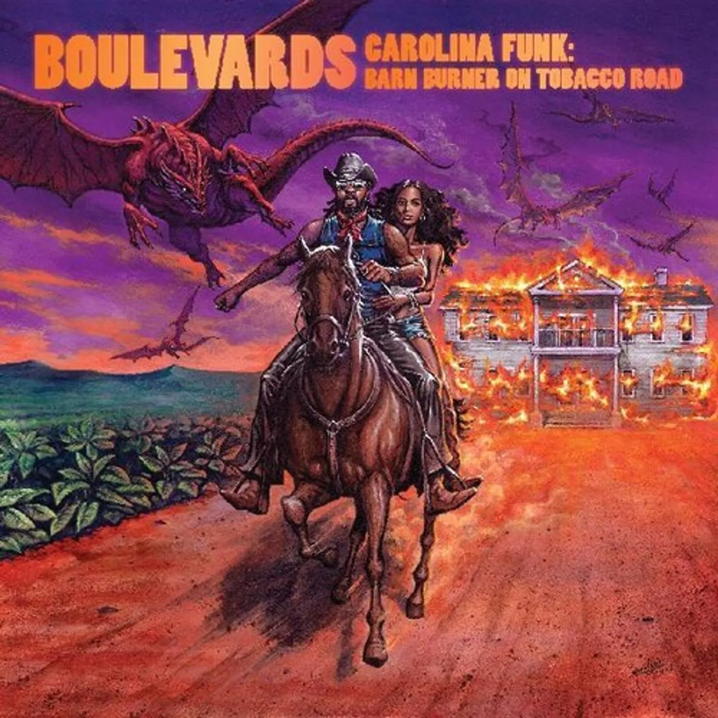 Boulevards CAROLINA FUNK: BARN BURNER ON TOBACCO ROAD Vinyl Record