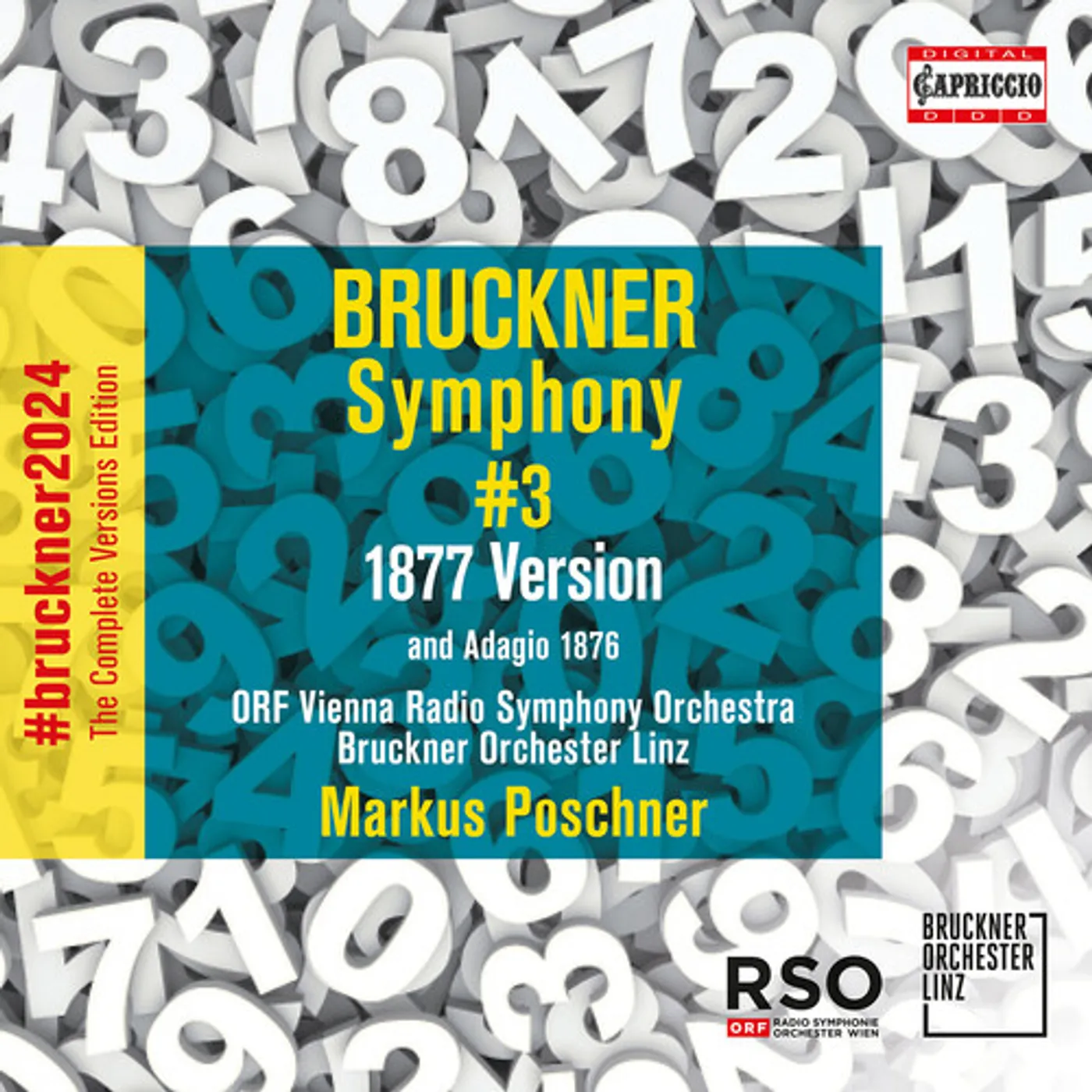 Bruckner / Orf Vienna Radio Symphony Orchestra SYMPHONY NO. 3 (1877) ADAGIO (1876) CD