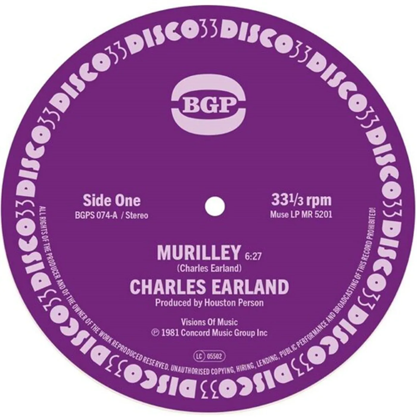 Charles Earland MURILLEY / LEAVING THIS PLANET Vinyl Record