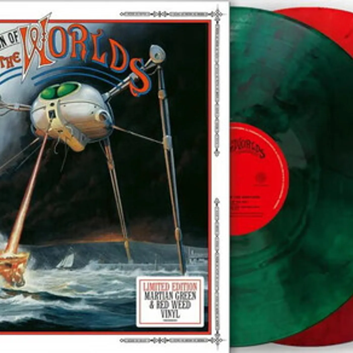 Jeff Wayne WAR OF THE WORLDS - LIMITED EDITION Vinyl Record