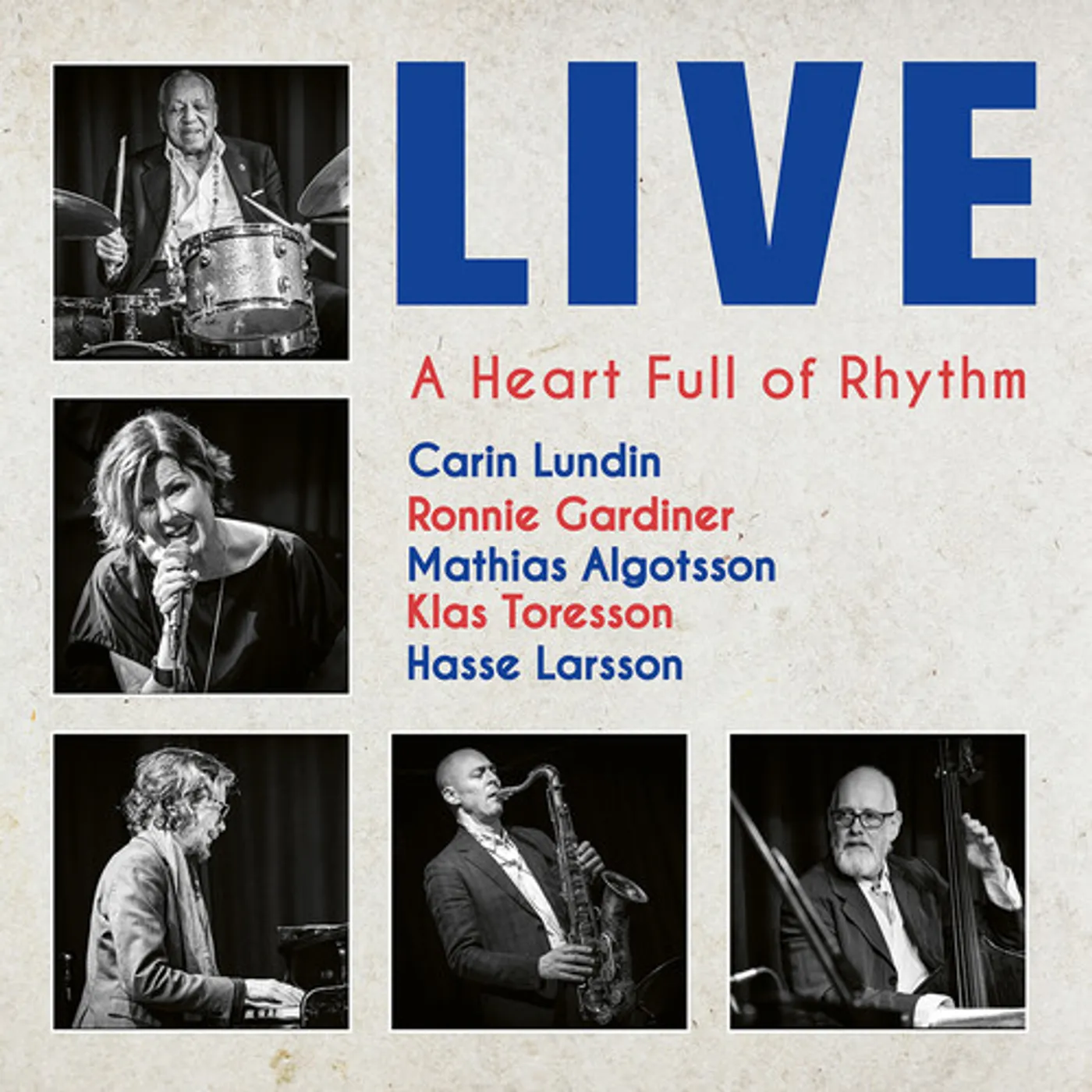 Carin Lundin HEART FULL OF RYTHM - LIVE CD