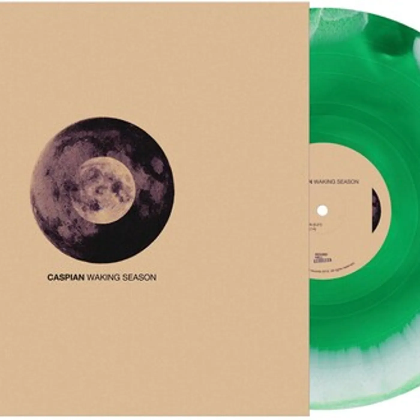 Caspian Waking Season (Emerald Green And White) Vinyl Record