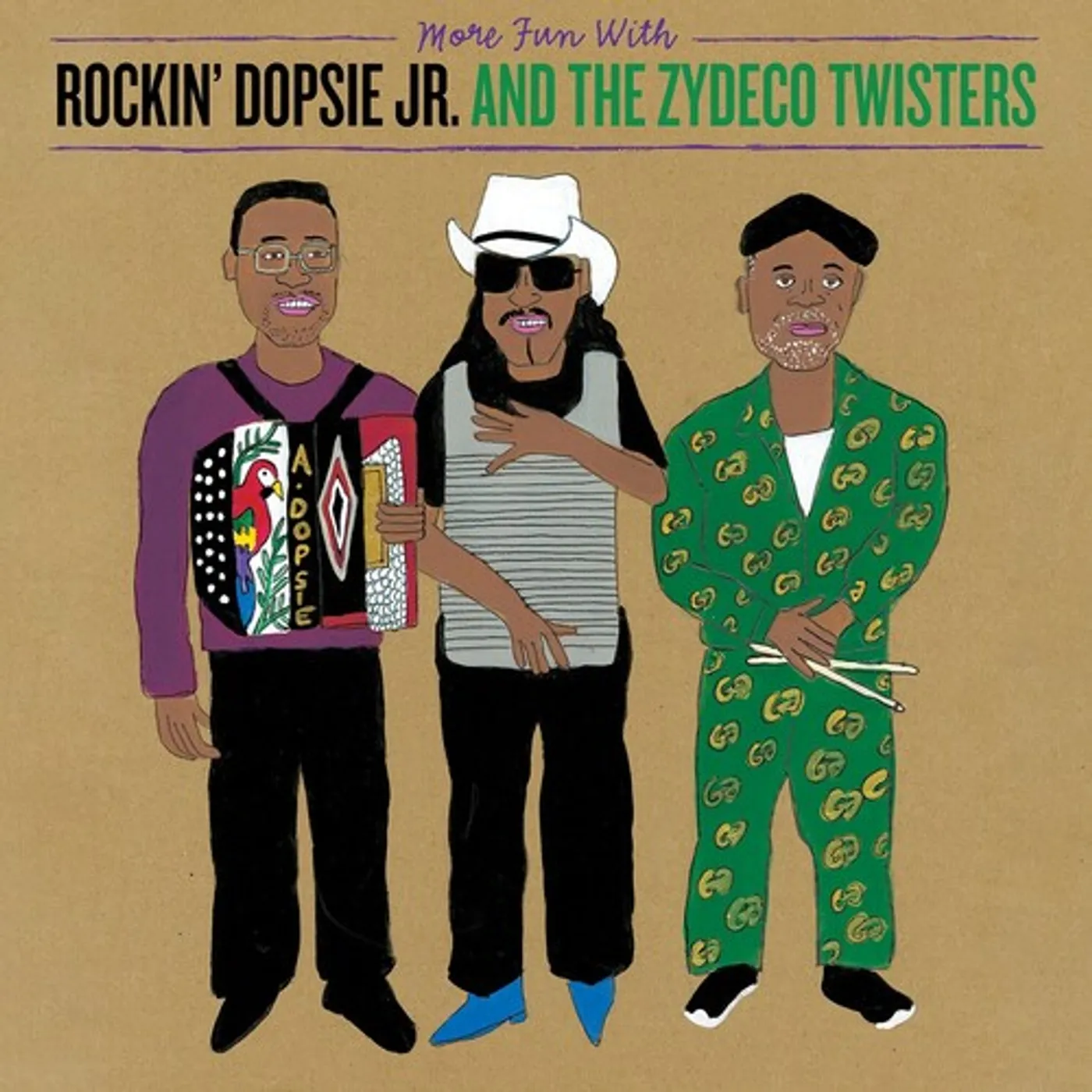 MORE FUN WITH Rockin' Dopsie, Jr. & The Zydeco Twisters CD