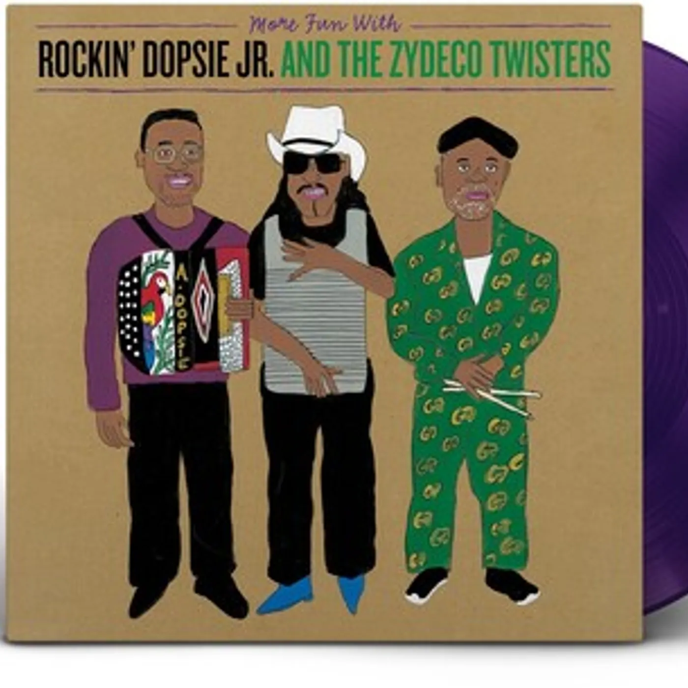 MORE FUN WITH Rockin' Dopsie, Jr. & The Zydeco Twisters Vinyl Record