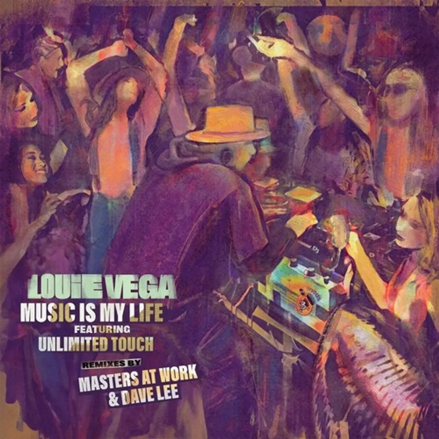 Louie Vega MUSIC IS MY LIFE (MAW & DAVE LEE REMIXES) Vinyl Record