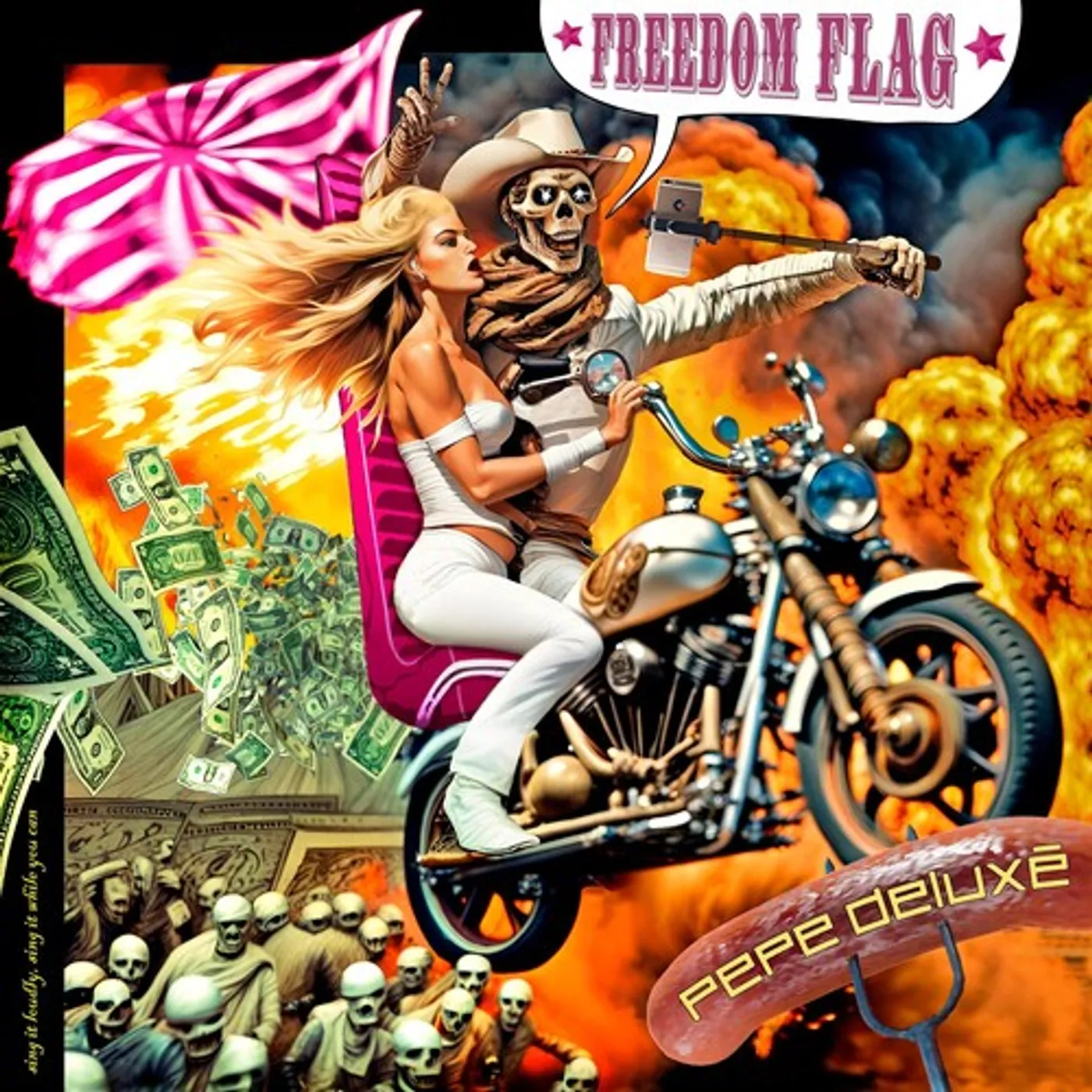 Pepe Delux FREEDOM FLAG Vinyl Record