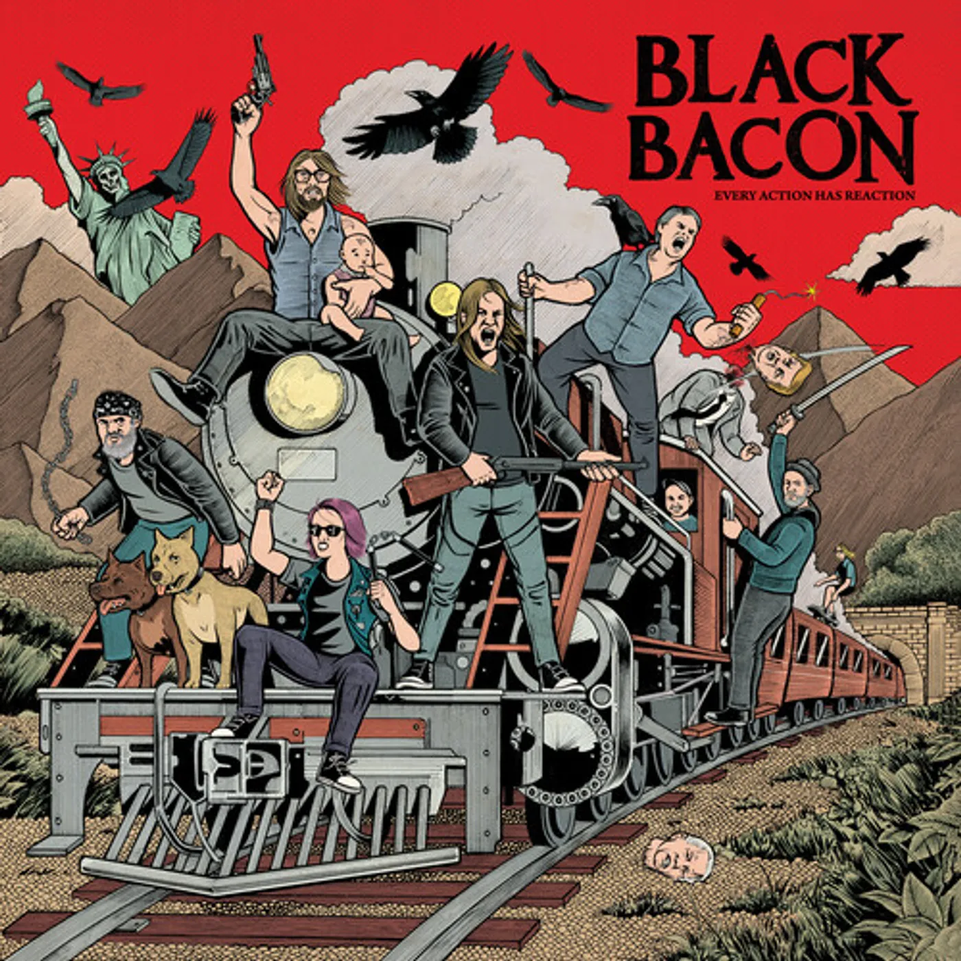 Black Bacon EVERY ACTION HAS REACTION Vinyl Record
