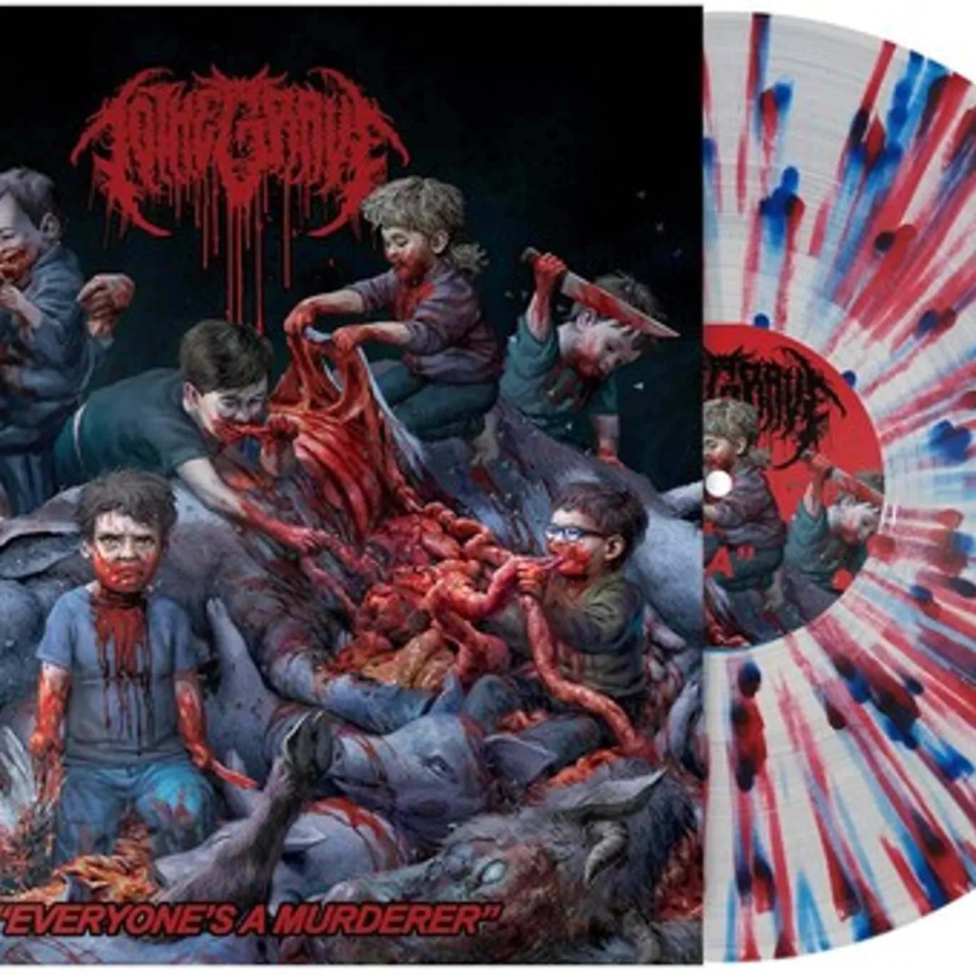 To The Grave EVERYONE'S A MURDERER Vinyl Record