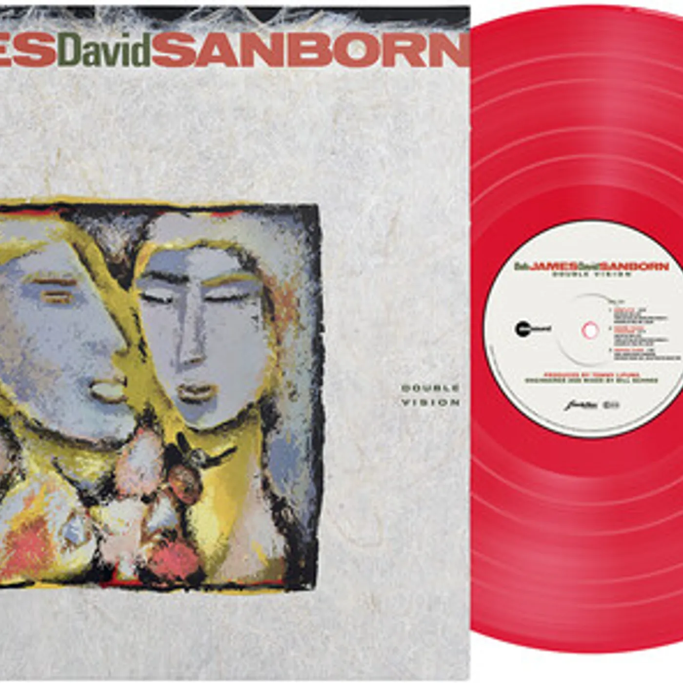 Bob James / David Sanborn Double Vision - Red Vinyl Record