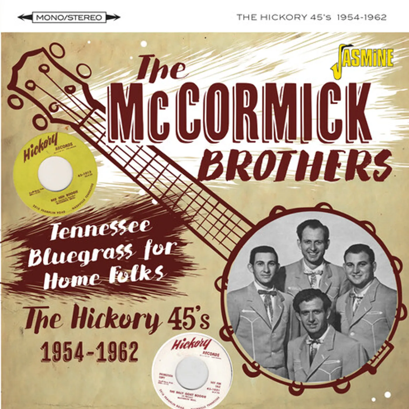 The McCormick Brothers TENNESSEE BLUEGRASS FOR HOME FOLKS: HICKORY 45S CD