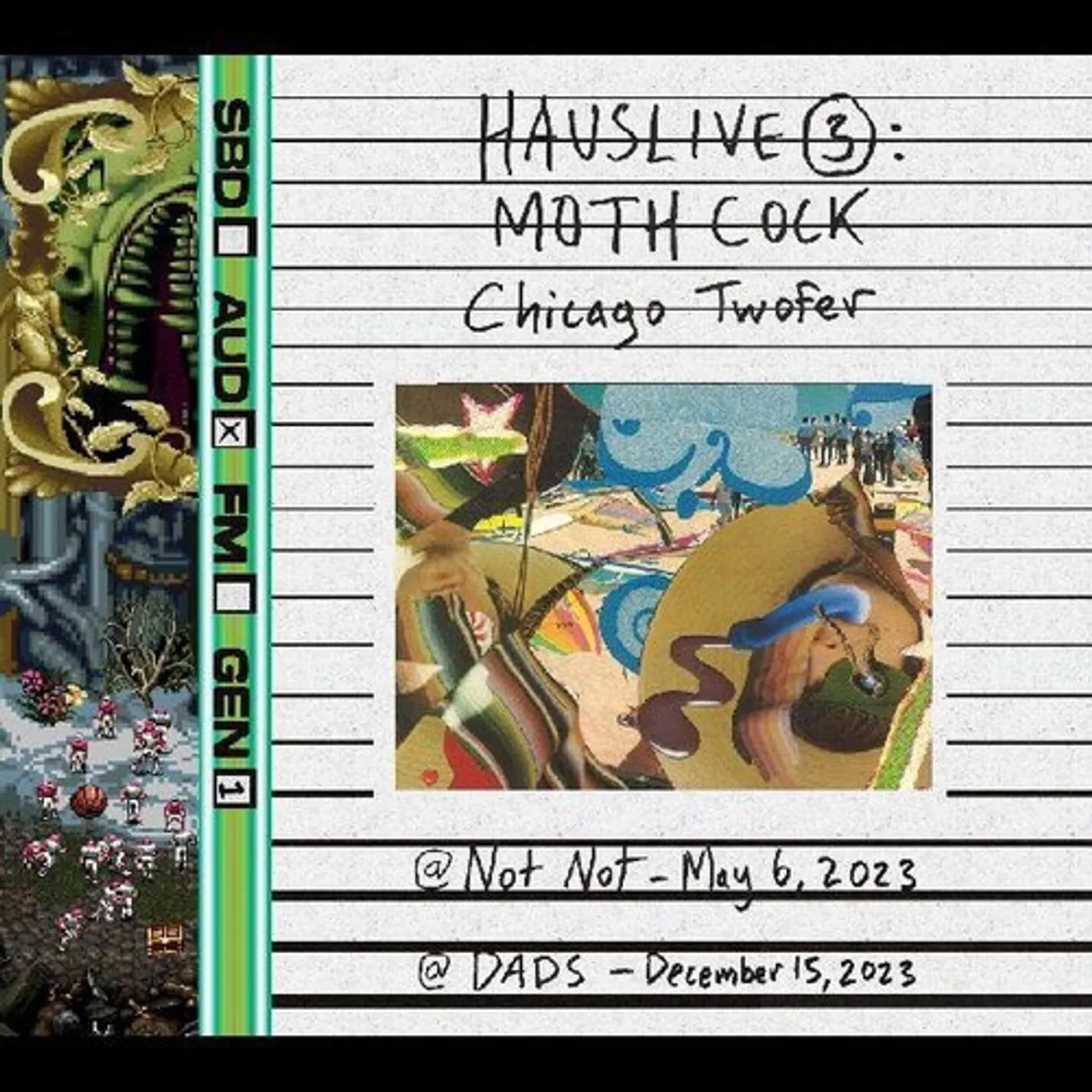 Moth Cock HAUSLIVE 3: CHICAGO TWOFER CD