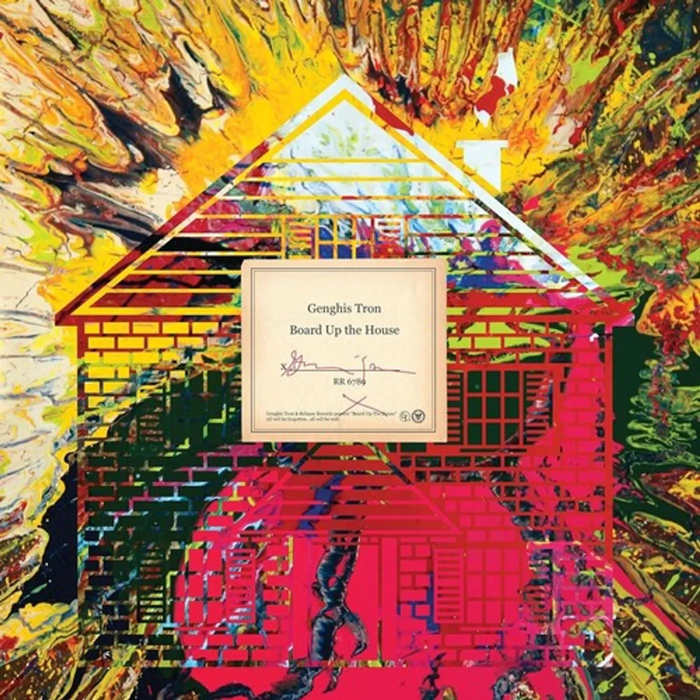 Genghis Tron BOARD UP THE HOUSE Vinyl Record