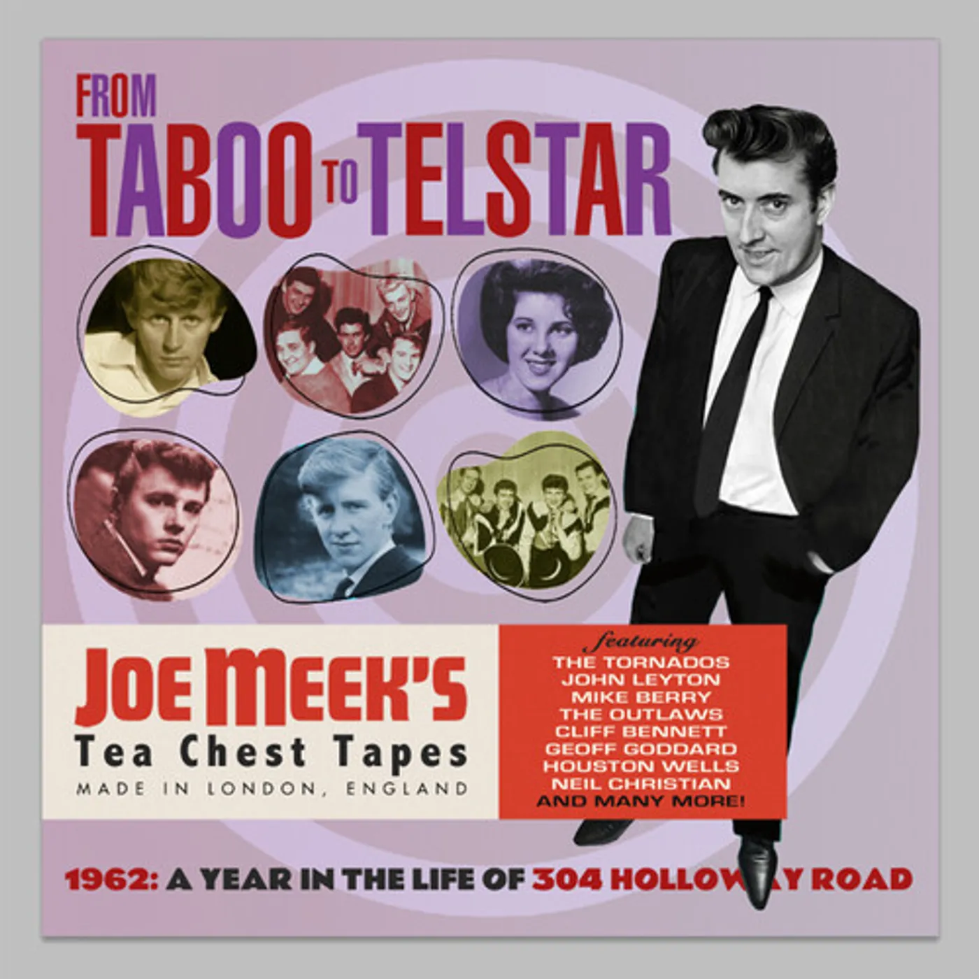 Joe Meek 1962 FROM TABOO TO TELSTAR: HITS MISSES OUTTAKES CD