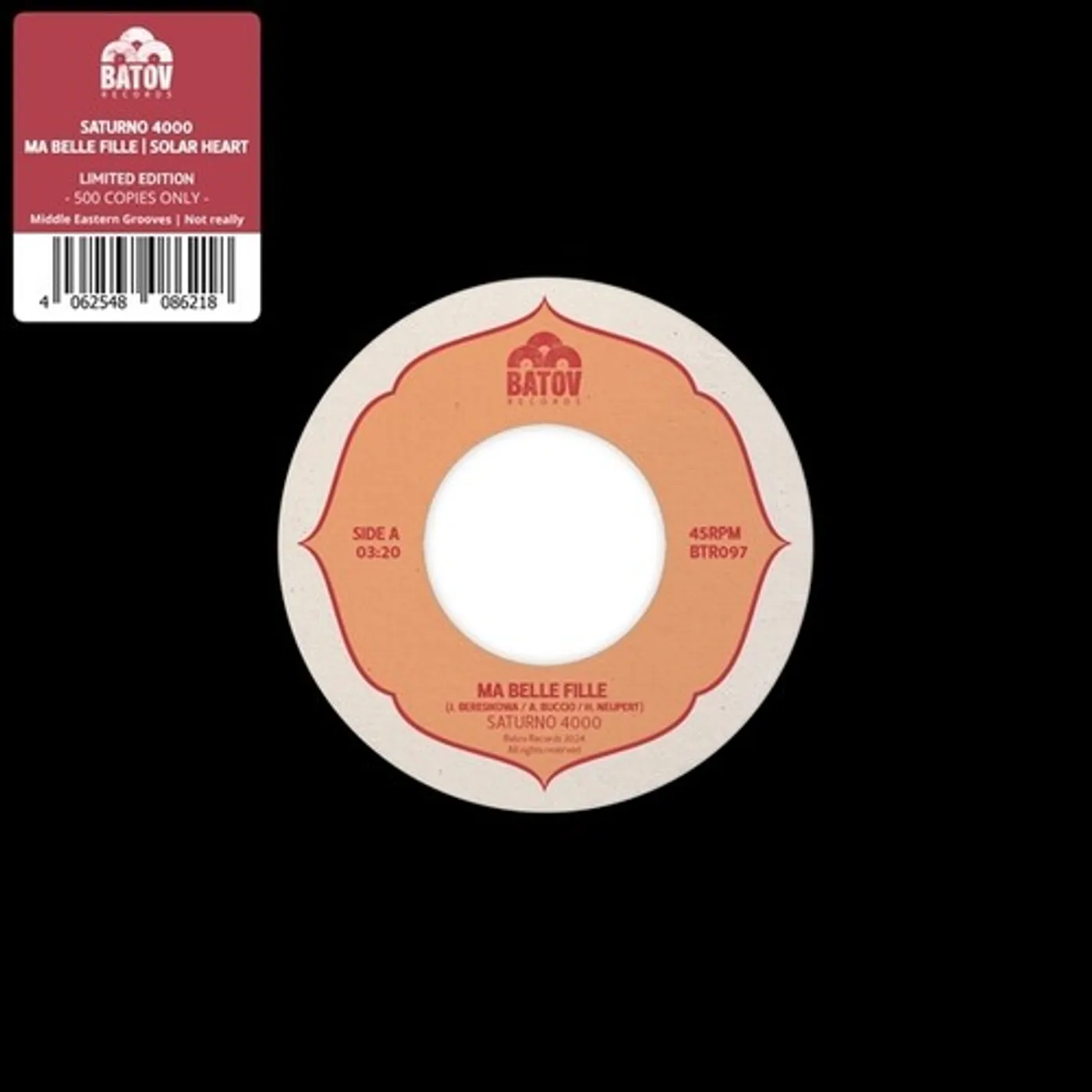 Saturno 4000 MA BELLE FILLE / SOLAR HEART Vinyl Record