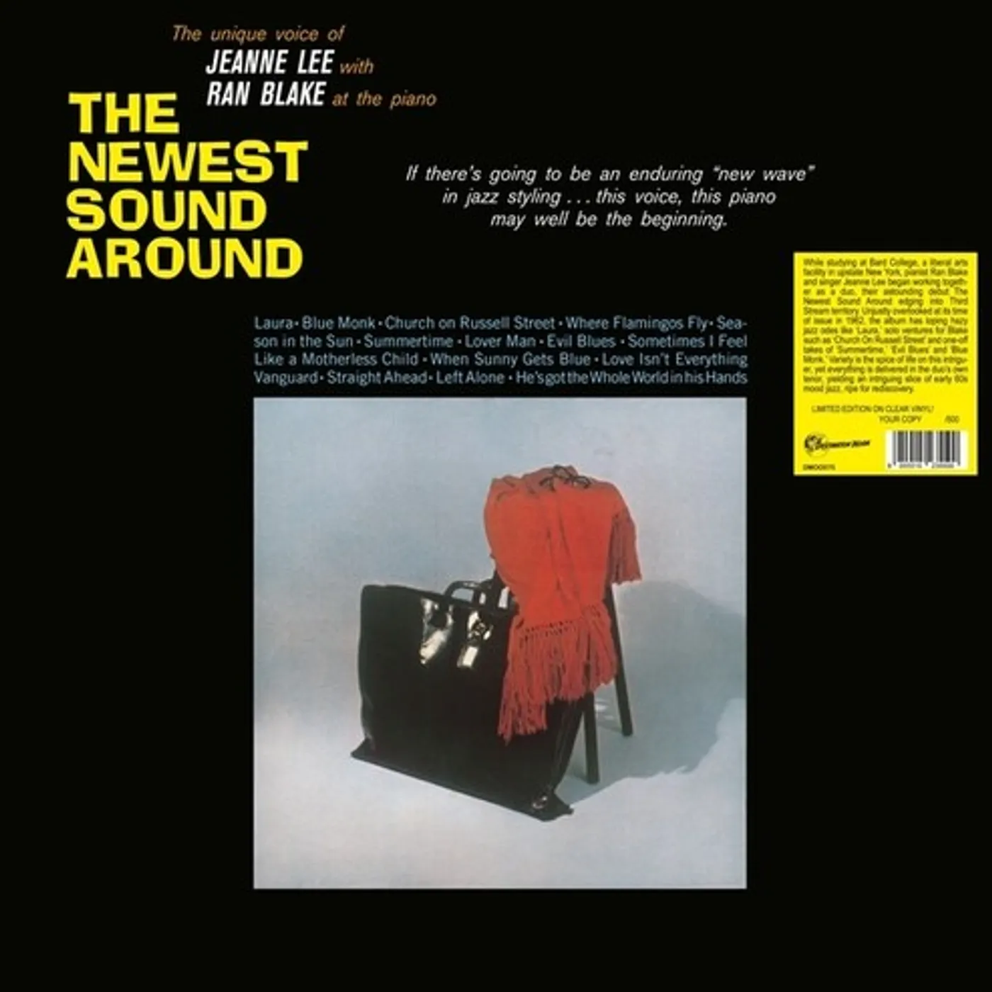 Jeanne Lee And Ran Blake NEWEST SOUND AROUND Vinyl Record