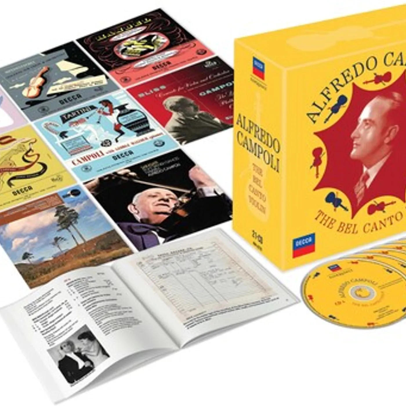 ALFREDO CAMPOLI: THE BEL CANTO VIOLIN CD